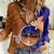 Personalized Papua New Guinea New Ireland Province Women Casual Shirt Mix Coat Of Arms Polynesian Pattern LT05 Female Blue - Polynesian Pride