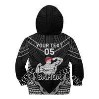 Custom Samoa Wrestling Kid Hoodie Samoan Wrestler Ulafala Style