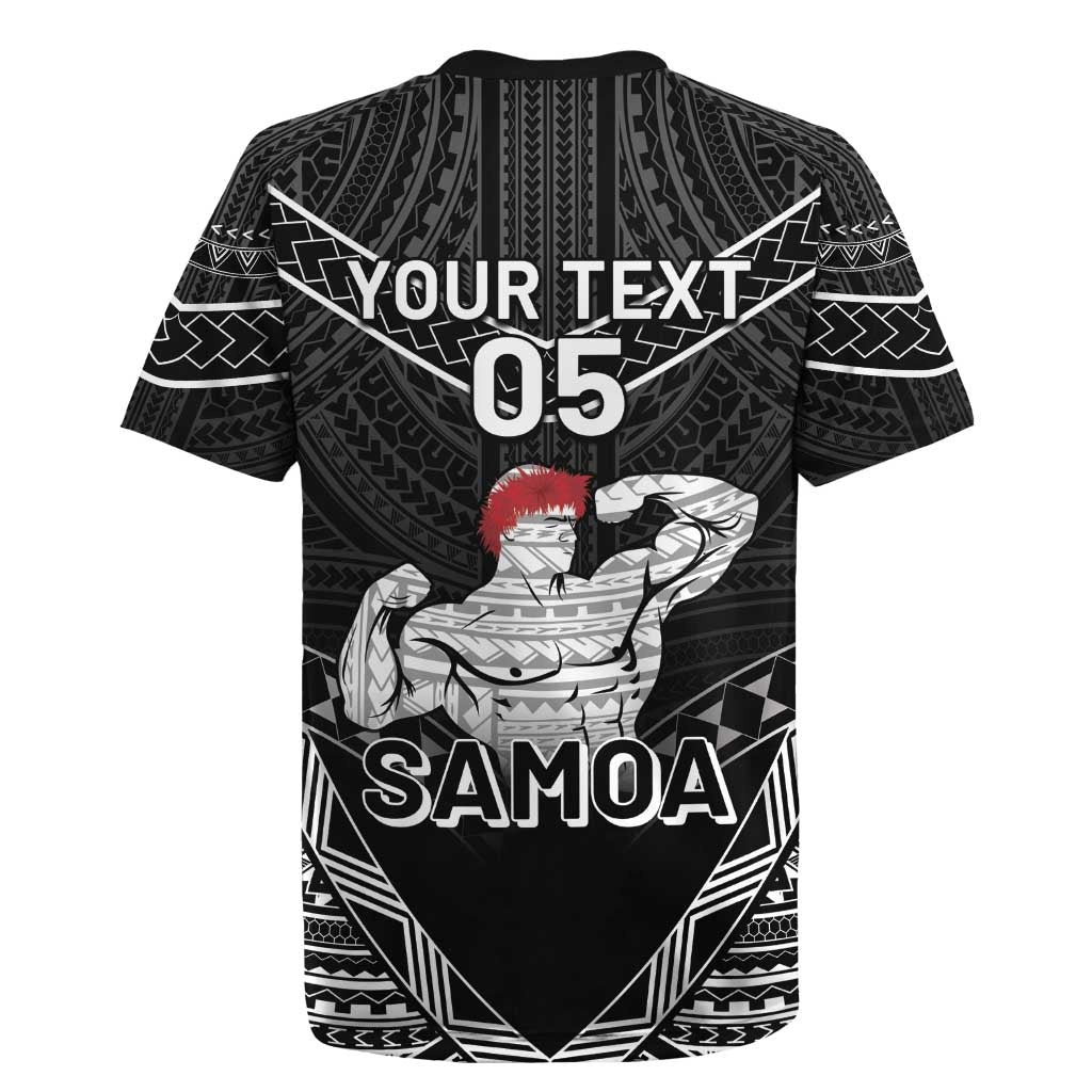 Custom Samoa Wrestling Rugby Jersey Samoan Wrestler Ulafala Style