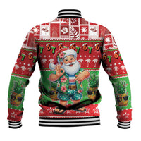Mele Kalikimaka Hawaii Christmas Baseball Jacket Funny Santa 67 Gen Alpha Slang - Polynesian Pride
