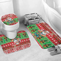 Mele Kalikimaka Hawaii Christmas Bathroom Set Funny Santa 67 Gen Alpha Slang - Polynesian Pride