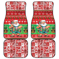Mele Kalikimaka Hawaii Christmas Car Mats Funny Santa 67 Gen Alpha Slang - Polynesian Pride