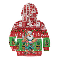 Mele Kalikimaka Hawaii Christmas Kid Hoodie Funny Santa 67 Gen Alpha Slang - Polynesian Pride