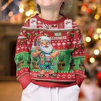 Mele Kalikimaka Hawaii Christmas Kid Ugly Christmas Sweater Funny Santa 67 Gen Alpha Slang - Polynesian Pride