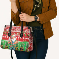 Mele Kalikimaka Hawaii Christmas Leather Bag Funny Santa 67 Gen Alpha Slang - Polynesian Pride