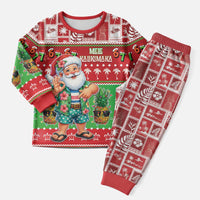 Mele Kalikimaka Hawaii Christmas Pajama Set Funny Santa 67 Gen Alpha Slang - Polynesian Pride