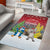 Christmas In July Area Rug Funny Dabbing Dance Koala And Blue Penguins