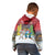 Personalised Christmas In July Kid Hoodie Funny Dabbing Dance Koala And Blue Penguins