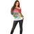 Personalised Christmas In July Off Shoulder Sweater Funny Dabbing Dance Koala And Blue Penguins