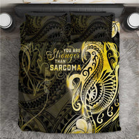 Sarcoma Awareness Bedding Set You Are Stronger Than Sarcoma