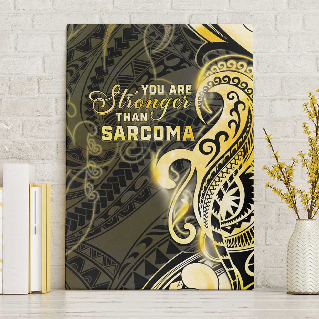 Sarcoma Awareness Canvas Wall Art You Are Stronger Than Sarcoma