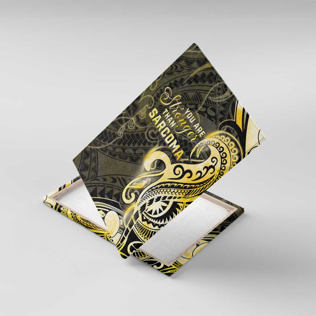 Sarcoma Awareness Canvas Wall Art You Are Stronger Than Sarcoma