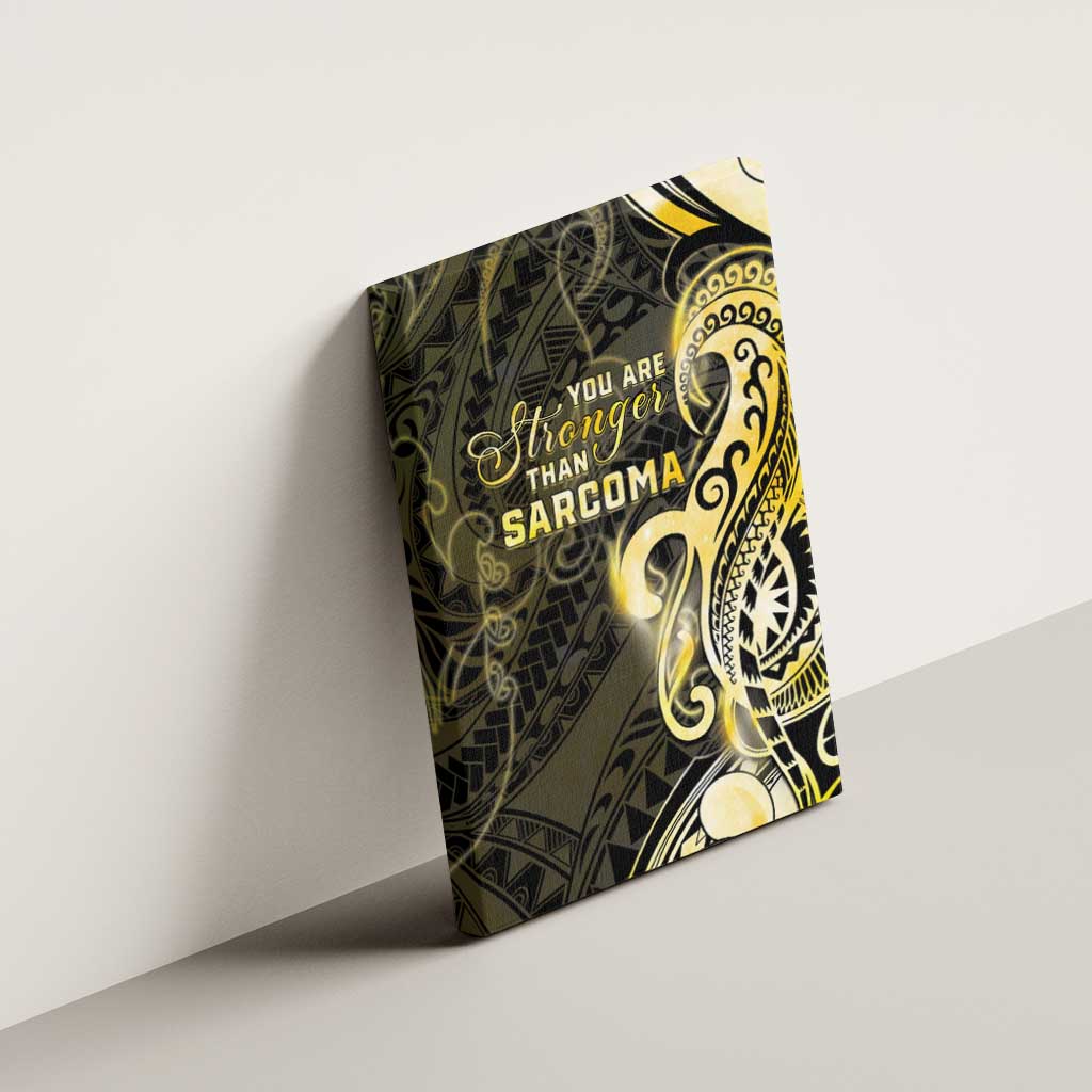 Sarcoma Awareness Canvas Wall Art You Are Stronger Than Sarcoma