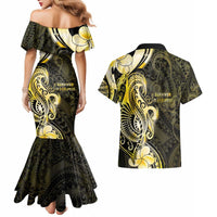 Sarcoma Awareness Couples Matching Mermaid Dress and Hawaiian Shirt You Are Stronger Than Sarcoma