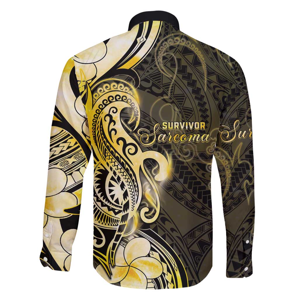 Sarcoma Awareness Family Matching Short Sleeve Bodycon Dress and Hawaiian Shirt You Are Stronger Than Sarcoma