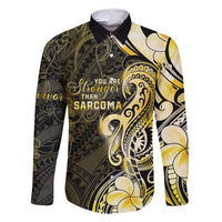 Sarcoma Awareness Family Matching Summer Maxi Dress and Hawaiian Shirt You Are Stronger Than Sarcoma