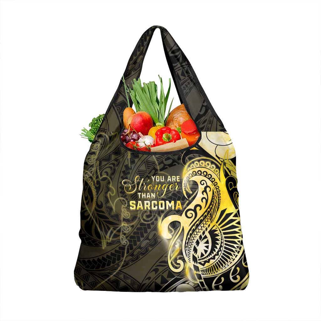 Sarcoma Awareness Grocery Bag You Are Stronger Than Sarcoma