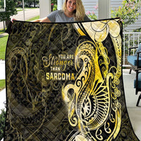Sarcoma Awareness Quilt You Are Stronger Than Sarcoma