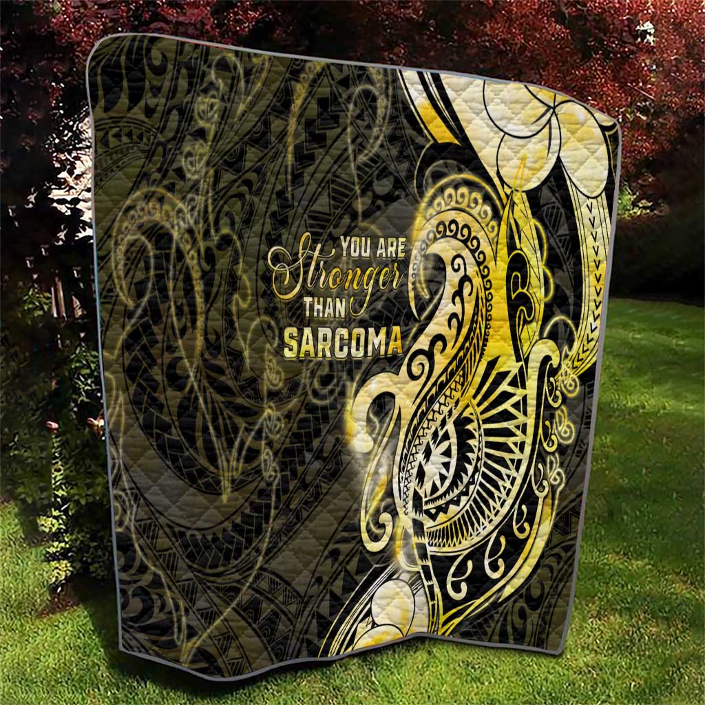 Sarcoma Awareness Quilt You Are Stronger Than Sarcoma