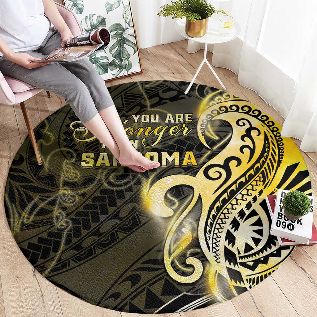 Sarcoma Awareness Round Carpet You Are Stronger Than Sarcoma