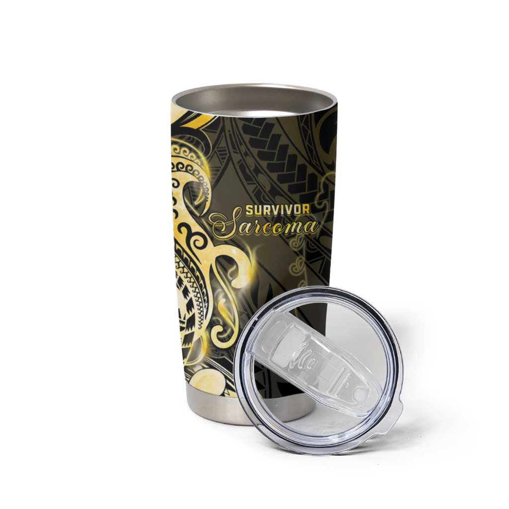 Sarcoma Awareness Tumbler Cup You Are Stronger Than Sarcoma