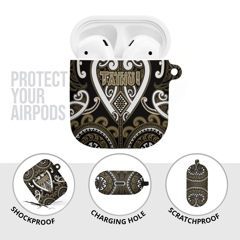 Aotearoa Waikato Tainui AirPods Case Maori Tribal Pattern