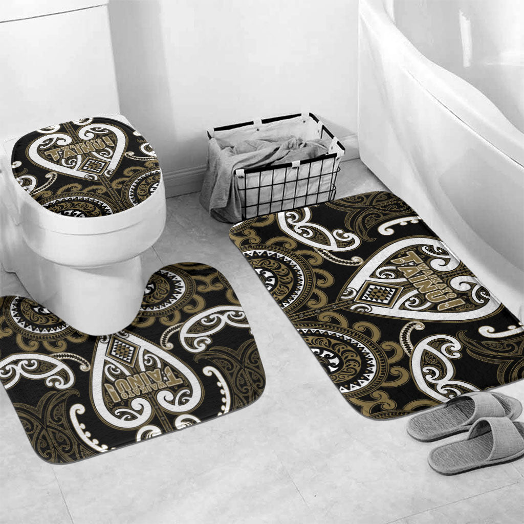 Aotearoa Waikato Tainui Bathroom Set Maori Tribal Pattern