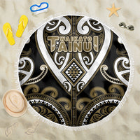 Aotearoa Waikato Tainui Beach Blanket Maori Tribal Pattern