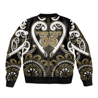 Custom Aotearoa Waikato Tainui Bomber Jacket Maori Tribal Pattern