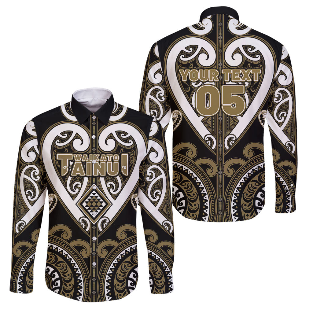 Custom Aotearoa Waikato Tainui Family Matching Mermaid Dress and Hawaiian Shirt Maori Tribal Pattern