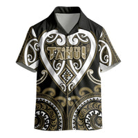 Custom Aotearoa Waikato Tainui Kid Hawaiian Shirt Maori Tribal Pattern