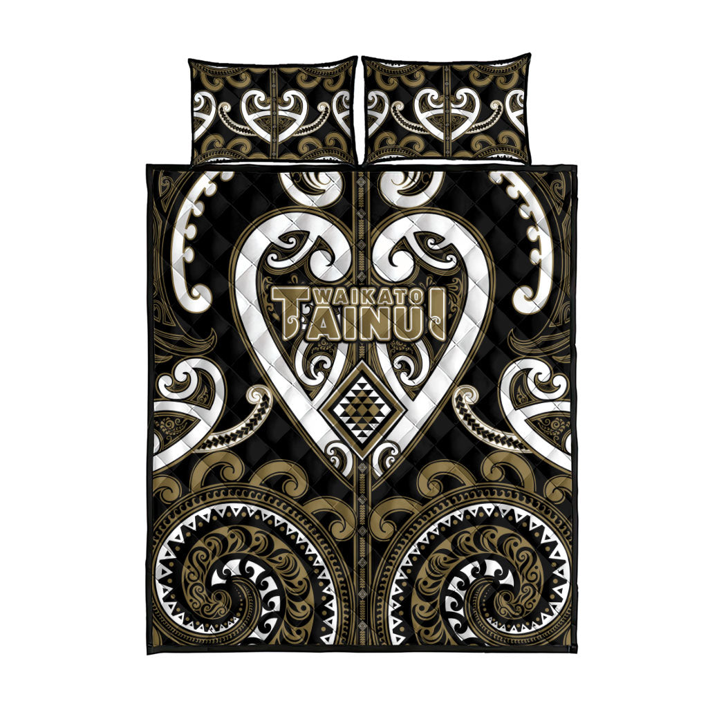 Aotearoa Waikato Tainui Quilt Bed Set Maori Tribal Pattern