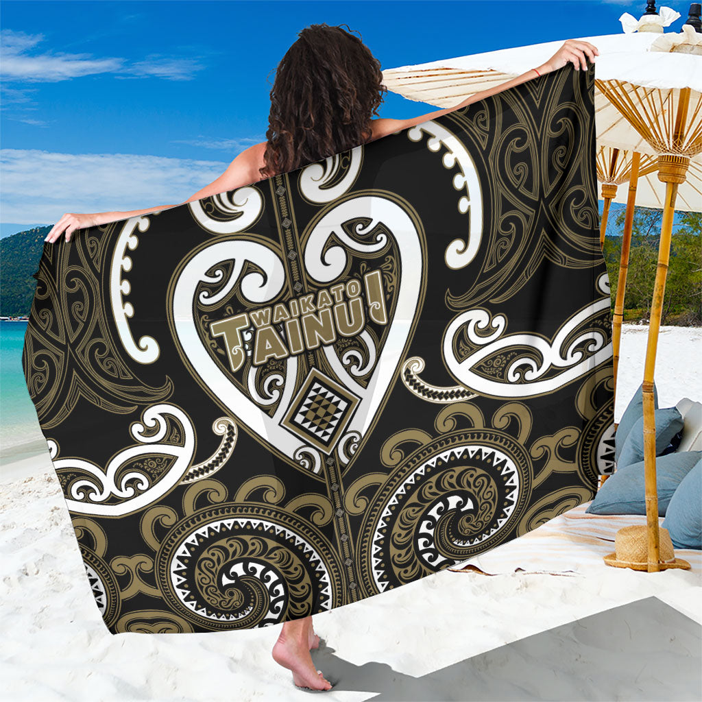 Aotearoa Waikato Tainui Sarong Maori Tribal Pattern LT05 One Size 44 x 66 inches Dark Yellow - Polynesian Pride