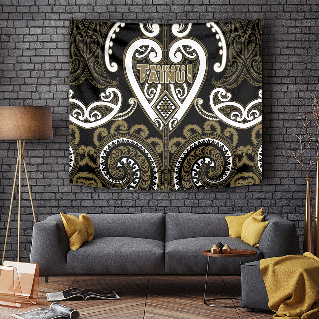 Aotearoa Waikato Tainui Tapestry Maori Tribal Pattern
