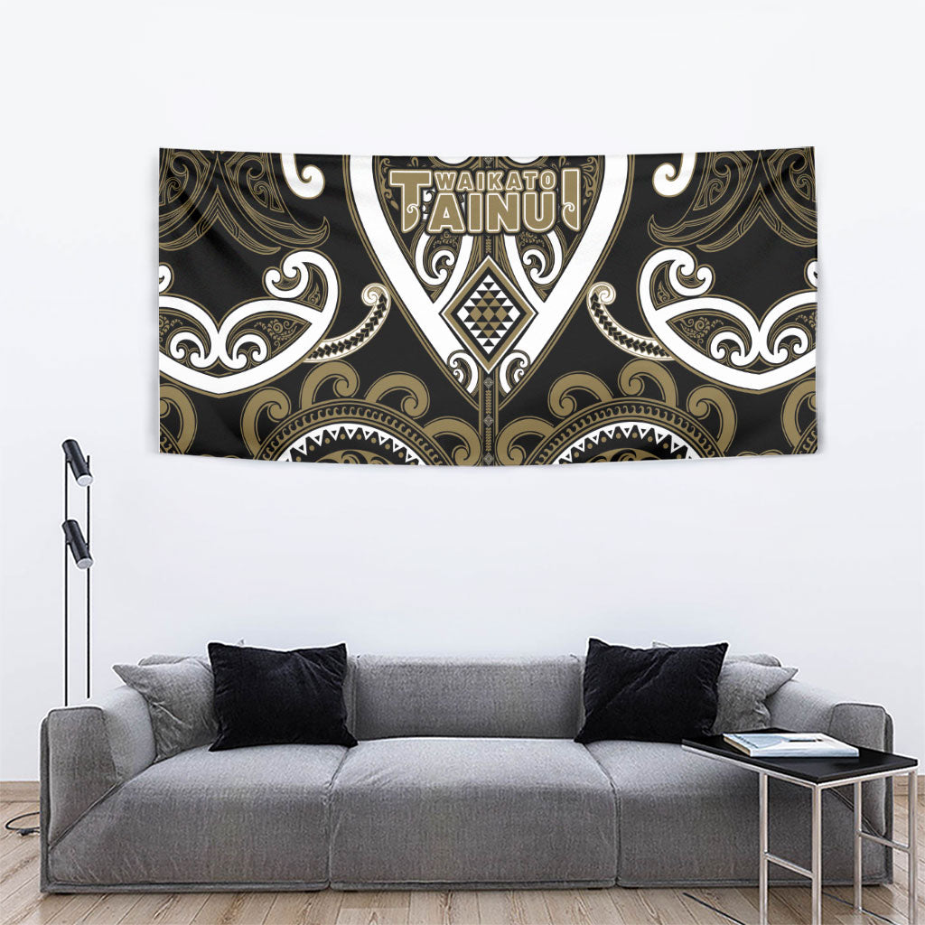 Aotearoa Waikato Tainui Tapestry Maori Tribal Pattern
