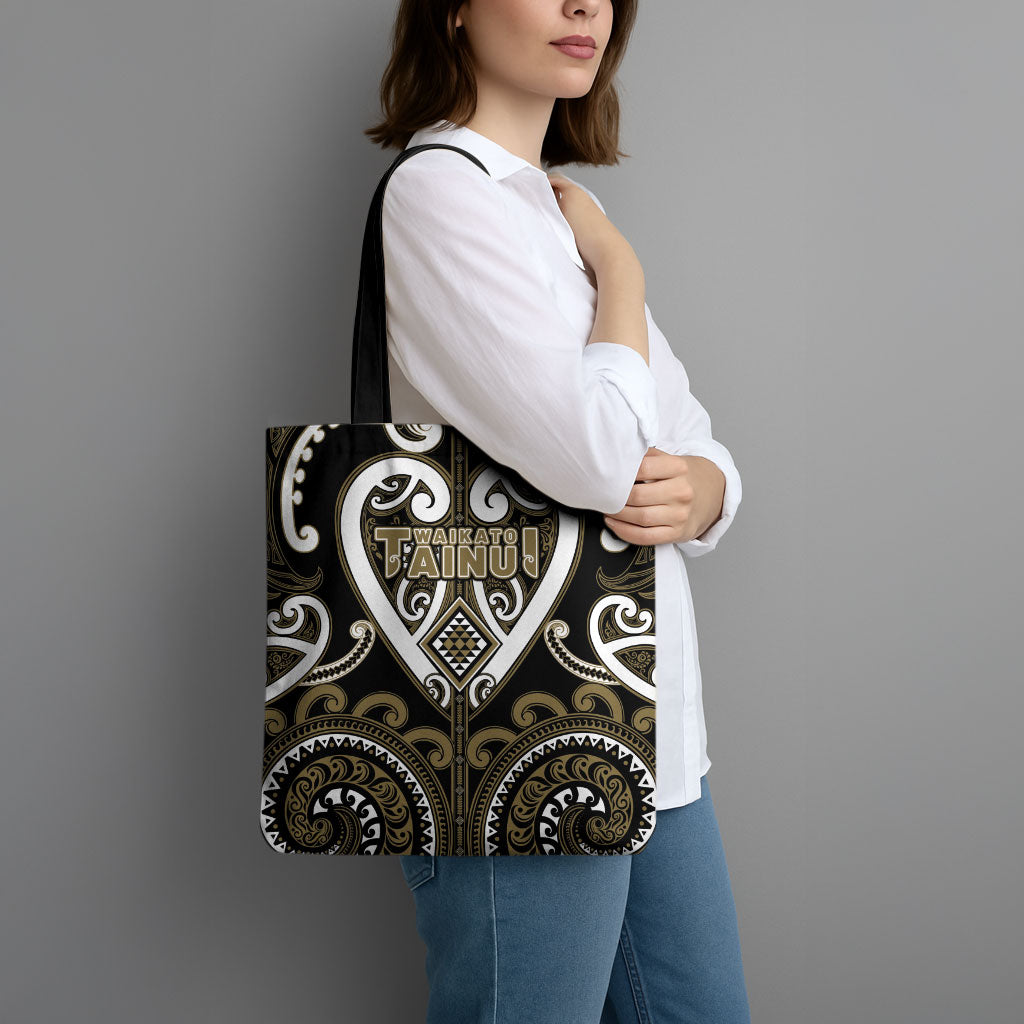 Aotearoa Waikato Tainui Tote Bag Maori Tribal Pattern