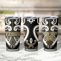 Custom Aotearoa Waikato Tainui Tumbler Cup Maori Tribal Pattern