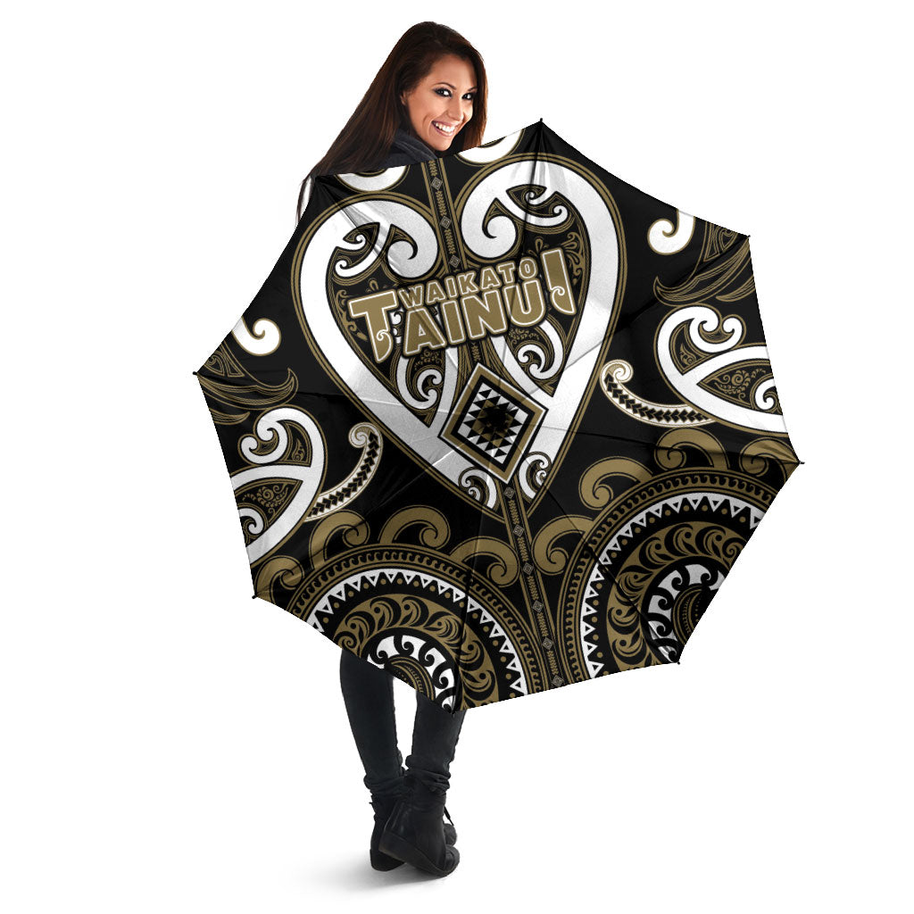 Aotearoa Waikato Tainui Umbrella Maori Tribal Pattern