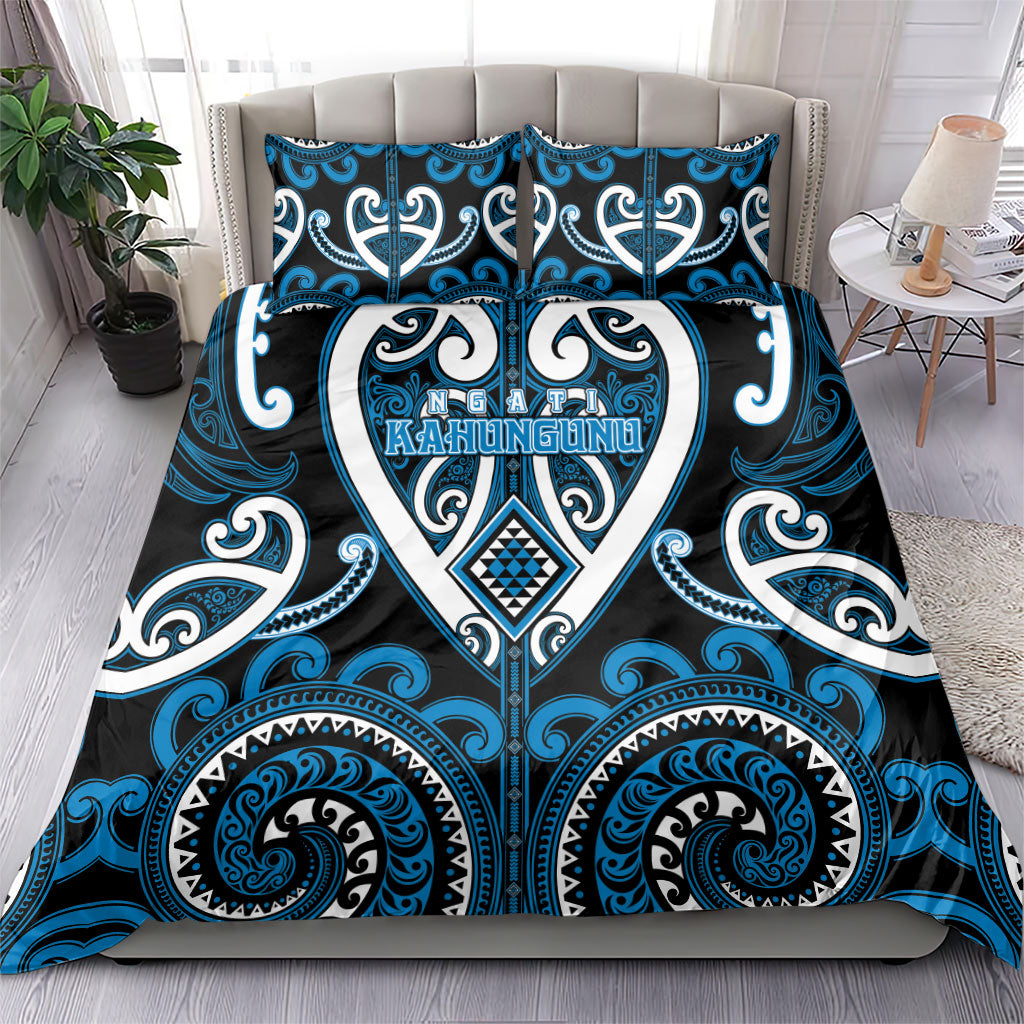 Aotearoa Ngati Kahungunu Bedding Set Maori Tribal Pattern