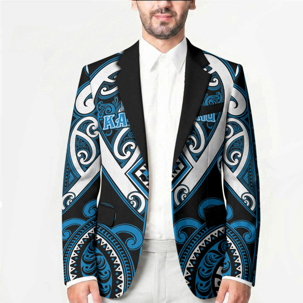 Custom Aotearoa Ngati Kahungunu Blazer Maori Tribal Pattern