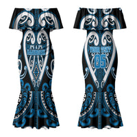 Custom Aotearoa Ngati Kahungunu Couples Matching Mermaid Dress and Hawaiian Shirt Maori Tribal Pattern