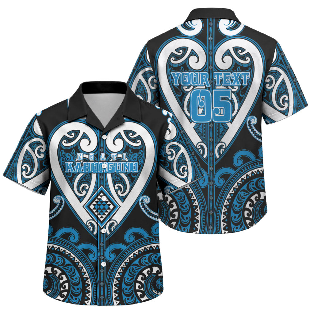 Custom Aotearoa Ngati Kahungunu Family Matching Long Sleeve Bodycon Dress and Hawaiian Shirt Maori Tribal Pattern