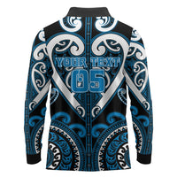 Custom Aotearoa Ngati Kahungunu Long Sleeve Polo Shirt Maori Tribal Pattern