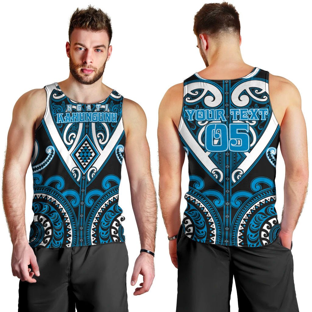 Custom Aotearoa Ngati Kahungunu Men Tank Top Maori Tribal Pattern