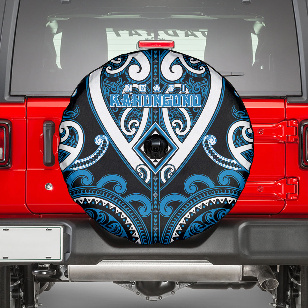 Aotearoa Ngati Kahungunu Spare Tire Cover Maori Tribal Pattern