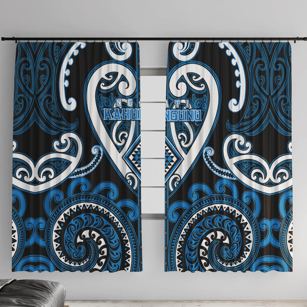 Aotearoa Ngati Kahungunu Window Curtain Maori Tribal Pattern