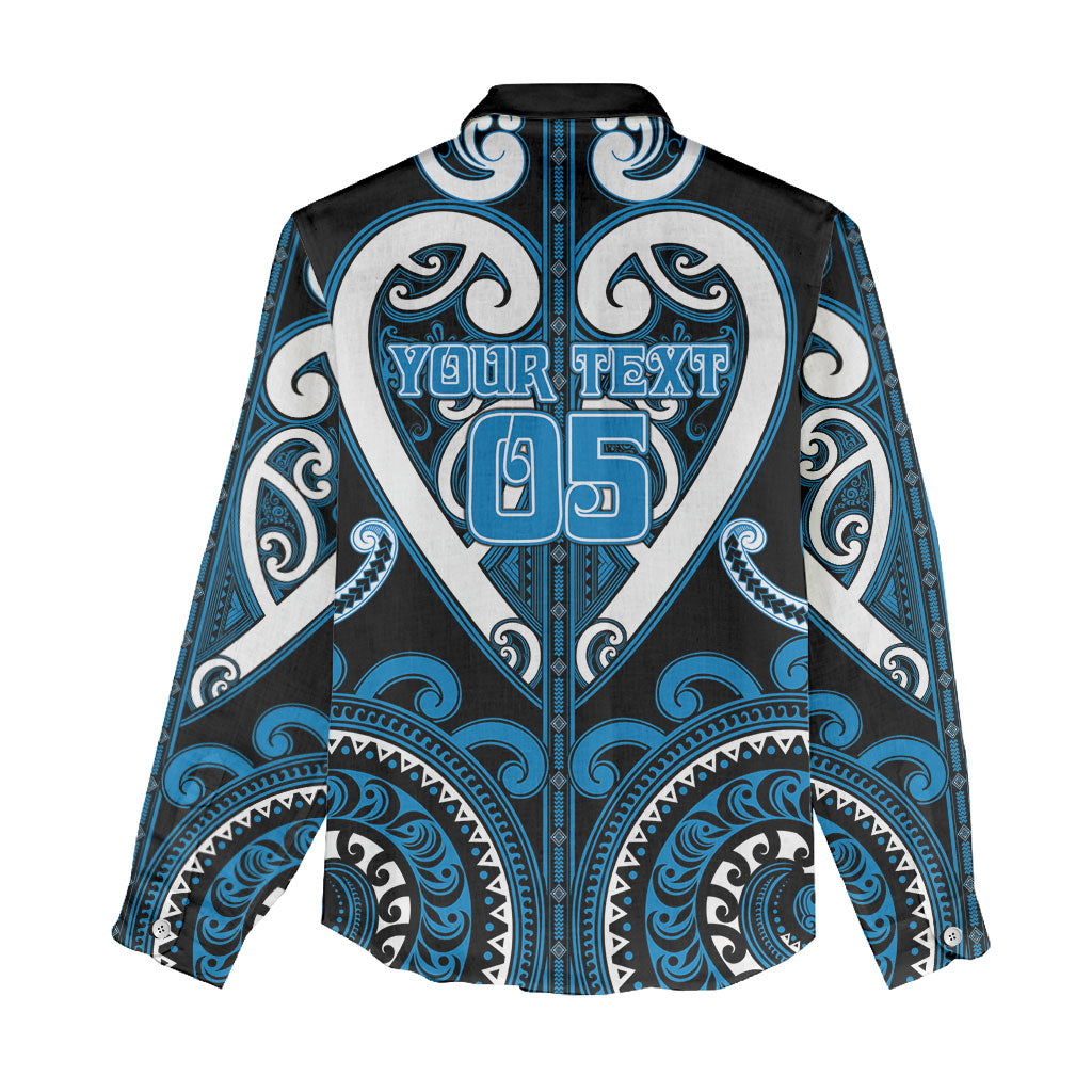 Custom Aotearoa Ngati Kahungunu Women Casual Shirt Maori Tribal Pattern