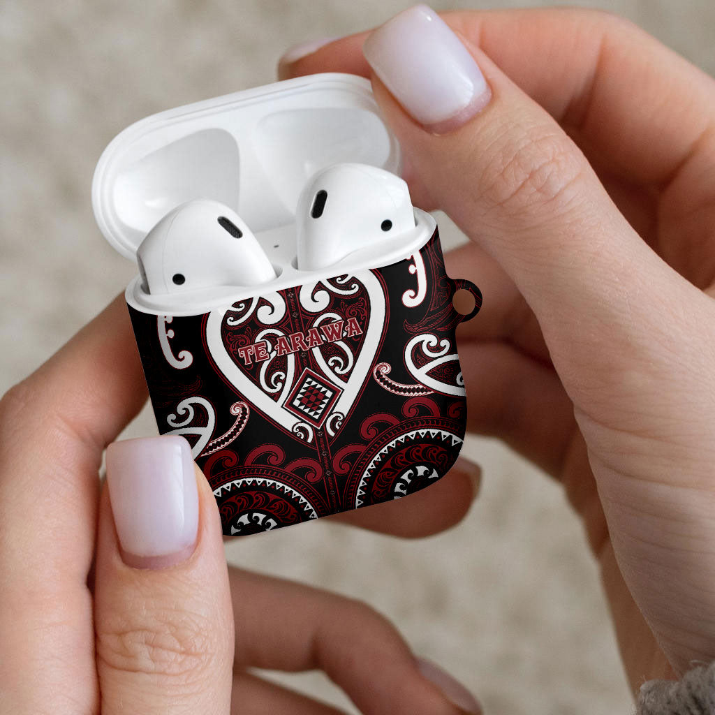 Aotearoa Te Arawa AirPods Case Maori Tribal Pattern