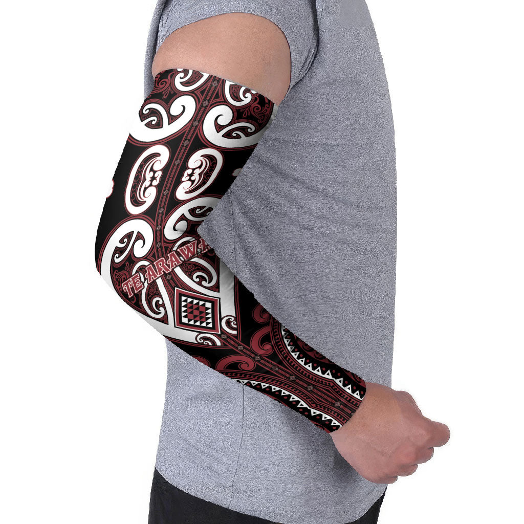 Custom Aotearoa Te Arawa Arm Sleeves Maori Tribal Pattern