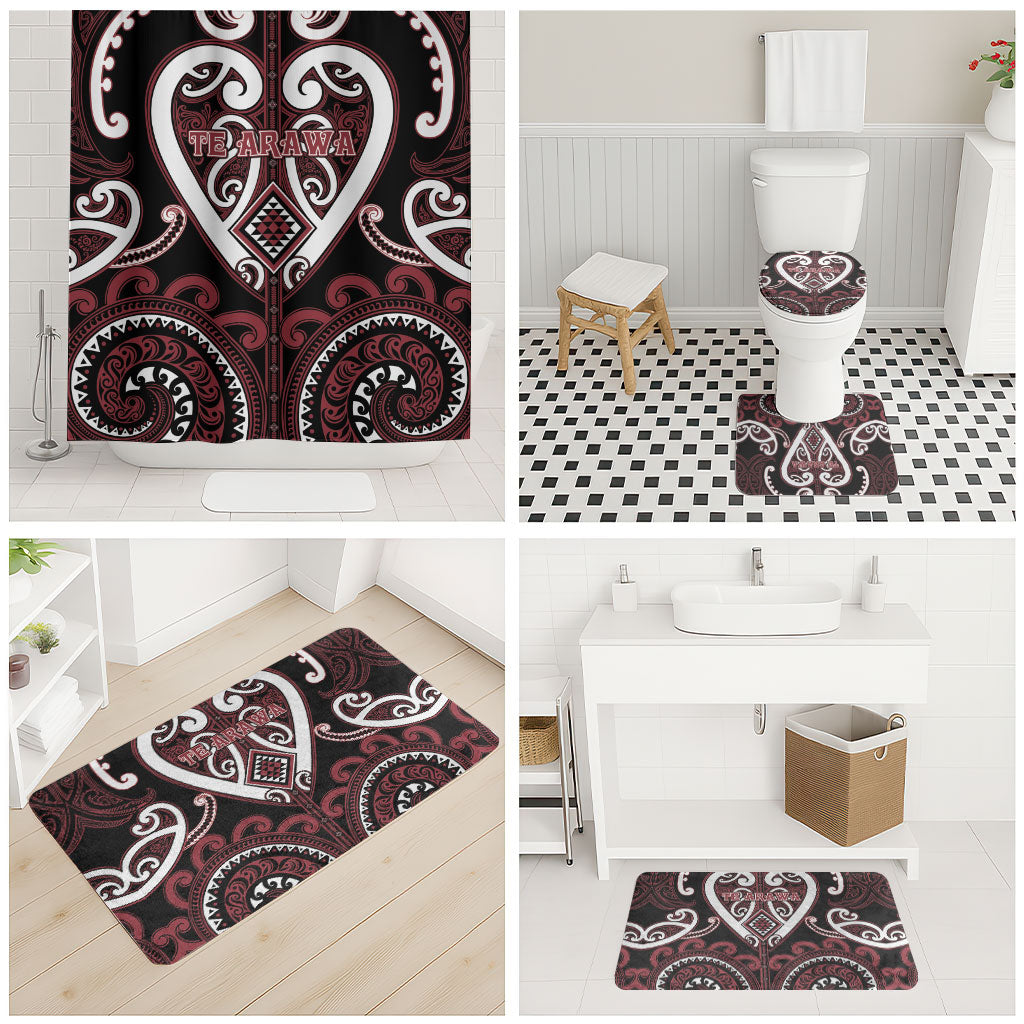 Aotearoa Te Arawa Bathroom Set Maori Tribal Pattern